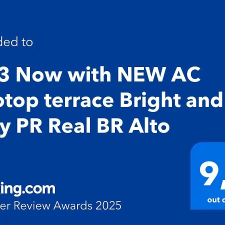 Sm3 Now With New Ac Rootop Terrace Bright And Cozy Pr Real Br Alto شقة *
